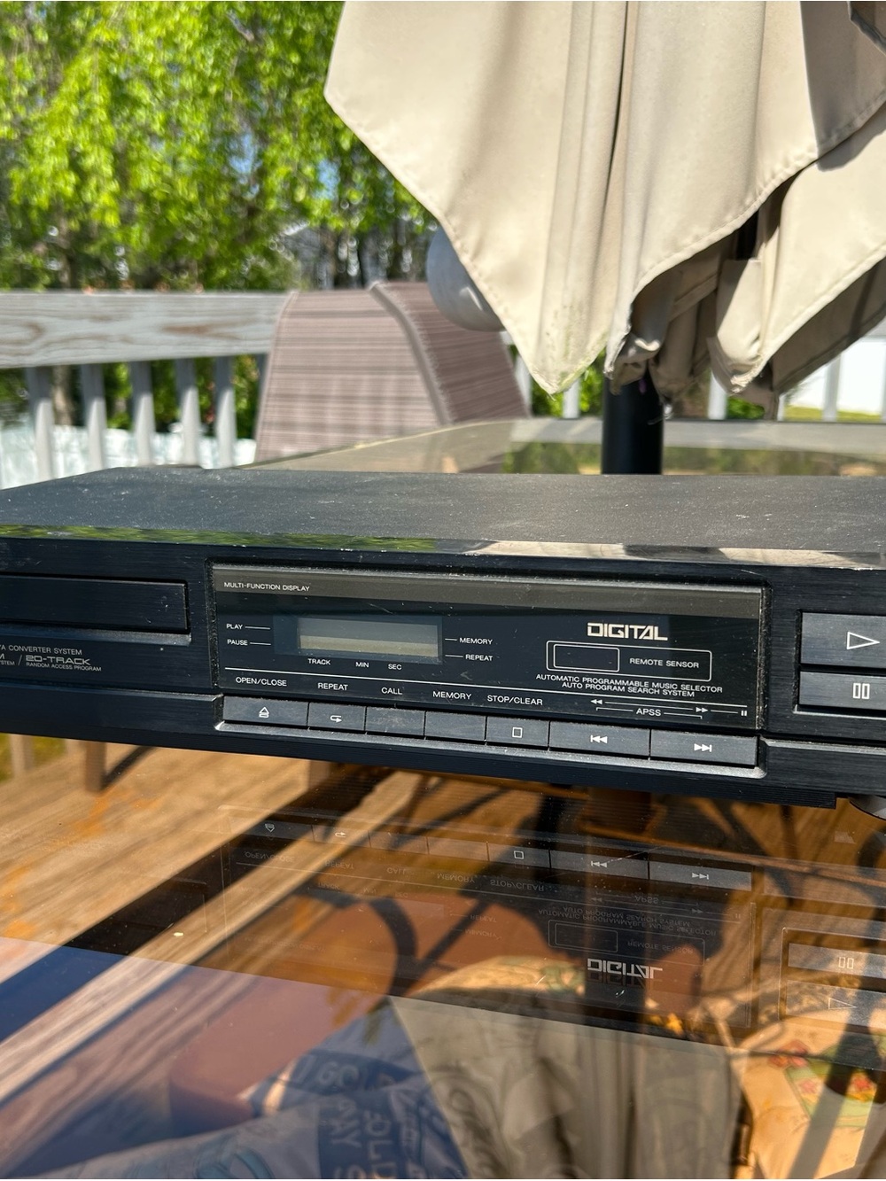 SHARP DX-R250 CD CD-R Player 3 Beam Laser Used Works Vintage
